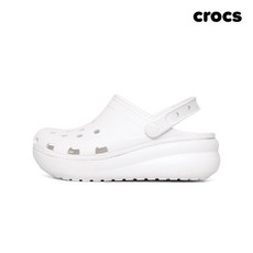Crocs 經典 Cutie K 防水台木底涼鞋 207708-100, 230mm(J4)