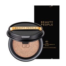 뷰티피플 철벽녀 시즌16 두유 크림 커버 쿠션 파운데이션 리필, 21호 리필, 1개