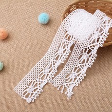 짱패브릭 (450cm) 화이트그물토션레이스, 1개