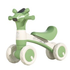 兒童四輪學步車 嬰幼兒防側翻滑步車 寶寶平衡滑行車, 櫻花粉,基礎款, 1個