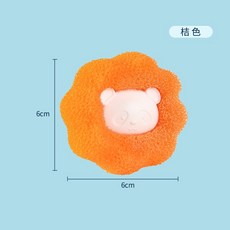 防纏繞洗衣球 - 護洗球 清潔球 去污洗衣球 立體3D洗衣球 洗衣機清潔球 海綿洗衣球 洗衣不打結 防打結洗衣球, 1個, 洗衣球, 顏色隨機