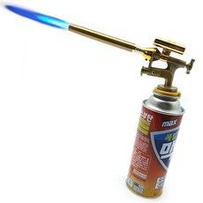 오르고 부탄가스 롱 토치 캠핑 가정용, 1개, 골드