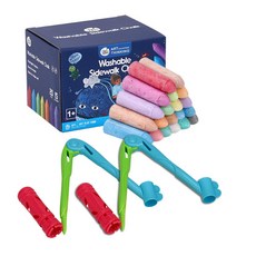 [아페페] 워셔블 미니 분필 분필세트 도로그림 그리기놀이 상상력발달 KR7369 분필소품 분필케이스