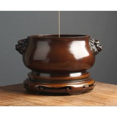 華誠 手工純銅香爐 宣德爐 獅耳爐, 1個