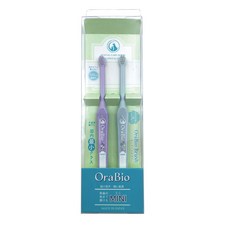 OraBio 寵物牙刷/潔牙組 適用於狗與貓, 1個, 牙倍淨-寵物迷你牙刷薰衣草套組