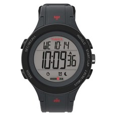 Timex 남성용 아이언맨 트라이애슬론 T200 42mm 시계 그레이/블랙. 크로노그래프