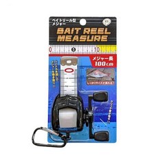카와치 베이트릴 타입 계측자 낚시 줄자 100cm, 1개