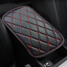 자동차 암레스트쿠션 팔걸이 팔거치대 콘솔 쿠션 인조가죽 PP-10158, 블랙(10158-1)