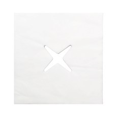일회용 안면 베개커버 위생시트 X형 100매, 일회용 안면커버 위생시트 X형 100매, 1개