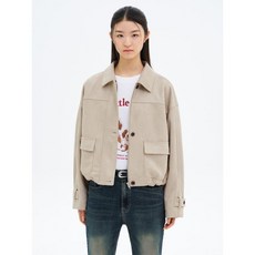 브랜드정품 에잇세컨즈 8SECONDS 스웨이드 카라 점퍼 베이지 356548