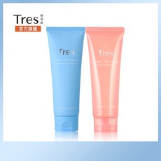 【Tres 特莉絲】無油洗卸組 卸妝蜜200ml 潔顏霜120ml, 1組