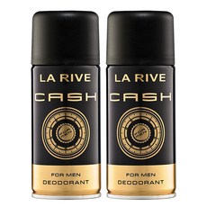[공식수입] 라리브 캐쉬 맨 퍼퓸 데오드란트, 150ml, 2개