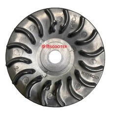 光陽 得意 100 驅動皮帶扇葉盤 普利盤扇葉盤 驅動面 22102-KHC4-900 前驅動盤扇葉/小孔, 1個