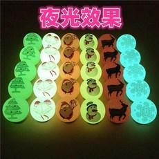 【聖誕禮品 彈力球廠家聖誕節禮物夜光聖誕節彈力球兒童玩具聖誕派對禮品填充, 32mm夜光聖誕彈力球【30個】, 1個