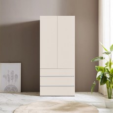 NEW 솜씨방 로아 LPM 터치 800 서랍옷장, 크림베이지