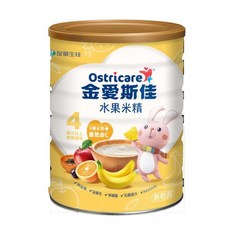 金愛斯佳水果米精，含多種水果精華及維生素C，四個月以上寶寶適用, 淨重700g, 1個