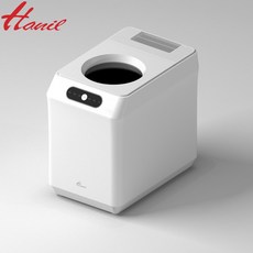 한일전기 대용량 음식물 처리기 5.5L 음식물 처리기 건조분쇄 올분리세척 대형 활성탄필터, 화이트, 듀얼맥스