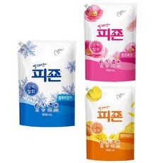 향좋은 피죤블루비앙카 섬유유연제 대용량 피죤리필 2.1L, 2100ml  옐로우미모사