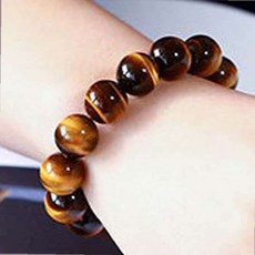 팔찌 원석 호안석 10mm 행운 건강 패션 천연 염주, 1개