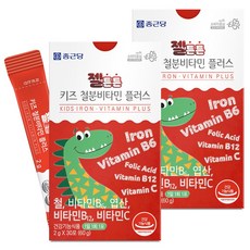 종근당 젤튼튼 키즈 철분비타민 플러스, 2개, 30회분