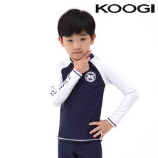 [백화점 출고] 쿠기 남아동 수영복 래쉬가드 상의 단품 LB-03