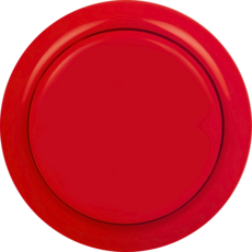 아이에스티몰 산와 30mm 아케이드 게임 버튼 (OBSF-30), 1개, 버밀리온 (Vermillion)