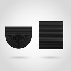 무드랩 붙이는 셀프 블라인드 무타공 창문 햇빛가리개 빛차단 커튼 대체형 블랙