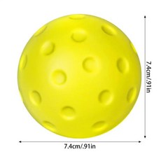 저소음 볼 소프트 폼 무소음 연습구 훈련용 실내용, 1개, 1. Yellow
