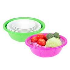 플라스틱 원형 소쿠리 망사, 대