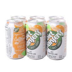 HansEn's natural 無麩質無糖Diet柑橘萊姆氣泡飲, 6件, 355毫升