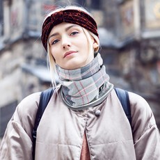 애띠앙 1+1 안면 방한방풍 마스크 얼굴 가리개, 1개, 그레이+핑크