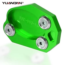 가와사키 VERSYS650 VERSYS 650 - 용 사이드 스탠드 확대 킥 오토바이 액세서리 발 확대기, [05] Green