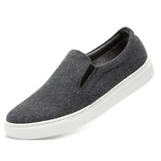 SNRD 남자 털슬립온 올슬리퍼 사무실화 실내화 울블랜딩슬립온