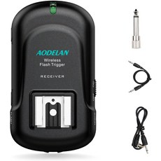 캐논 니콘 올림푸스 파나소닉 펜탁스 후지 삼성 소니용 범용 핫슈가 장착된 AODELAN 플래시 트리거 수신기수신기 전용, Receiver