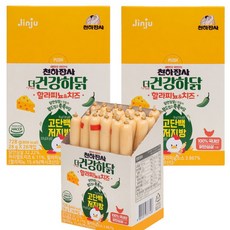 천하장사 소시지 더 건강하닭 할라피뇨치즈, 728g, 2개