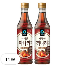 청정원 까나리 액젓 골드, 1kg, 14개