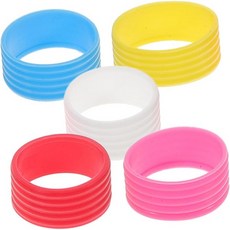 스쿼시그립 손잡이 라켓그립 POPETPOP 5Pcs 테니스 라켓 오버그립 밴드 투명 실리콘 땀 흡수 핸들 랩 스쿼시를 위한 유연하고 내구성 있는 그립 커버 랜덤 색상, 스쿼시그립 손잡이 라켓그립 POPETPOP 5Pcs 테