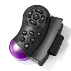 자동차 스티어링 휠 리모컨 배터리 작동 차량 MP3 DVD 스테레오 단추 라디오 무선 제어 11 키