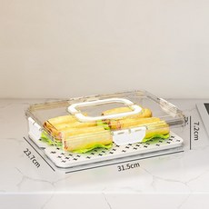 VV CASA 냉장고정리함 음식 보관용기, 1개, 야채보관통