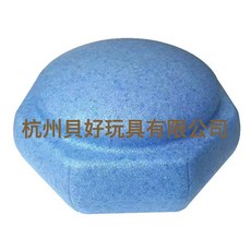 DIU 彩虹過河石兒童感統訓練器材平衡腳踏石早教中心幼兒園體能玩具, 八邊形彩虹過河石淡藍色1PCs