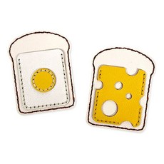 치즈샌드위치지갑 (TD) (취미키트) 샌드위치 가죽 카드지갑 만들기 -1인, 계란