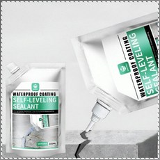 50년 품질 보증 셀프레벨링 방수 고탄성 크랙 필러 빠른 경화 균열 보수 밀봉제, 500ml -화이트