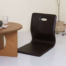 체어센스 테리 레자 좌식 등받이 식당 업소용 가정용 인테리어용 좌식책상 앉은뱅이 앉는 허리 낮은 의자, 1개