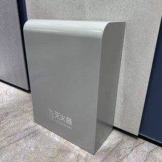 鍍鋅鋼滅火器箱 酒店商場專用消防箱 靠牆高端放置設計, 1個, 銀色（三面全包）55*35*20