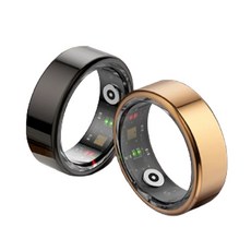 TENEB 스마트링 남녀공용 웨어러블 반지 수면 패턴 모니터링 건강분석 한국어 앱, 9호, GOLD