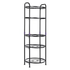 클레버 철제 프라이팬 정리대, 37x37x103cm, 1개, 5단