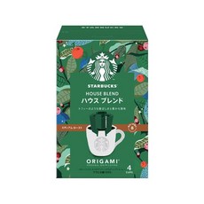 일본 스타벅스 오리가미 드립백커피 하우스블렌드 4개입