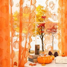 Awnmeow 발렌타인 데이 레이스 커튼 러브 하트 자수 위브 시어 커튼 거실용 홀리데이 로드 포켓 드레이프 핑크 2 패널 132.1 x 160cm(52 x 63인치)