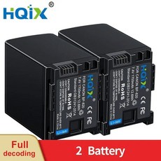 HQIX 적용 가능 LEGRIA HF G26 G30 G40 G60 XA20 XA30 XA25 VIXIA GX10 XA11 XA15 XA40 카메라 BP-820 배터리 충전기, 03 2 Battery, 03 2 Battery