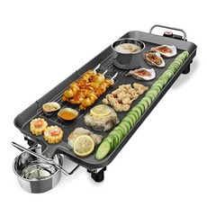 돌판전기그릴 전부치는 와이드 대형 삼겹살 부침개 3-12인, 1. 3-12인용
